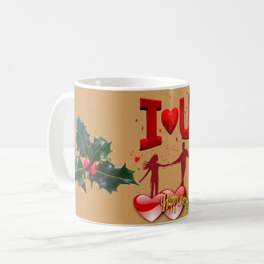 Mug Je t'aime (Devant gauche)