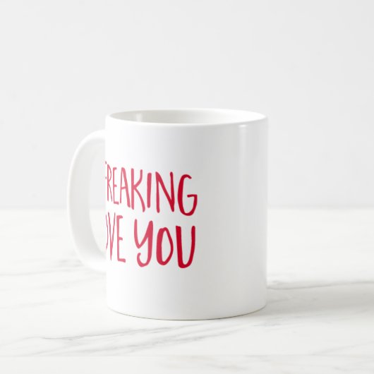 Mug Je T'Aime. (Devant gauche)