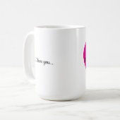 Mug Je t'aime (Devant gauche)