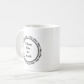 Mug Je t'aime (Devant gauche)