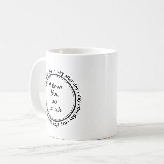 Mug Je t'aime (Devant gauche)
