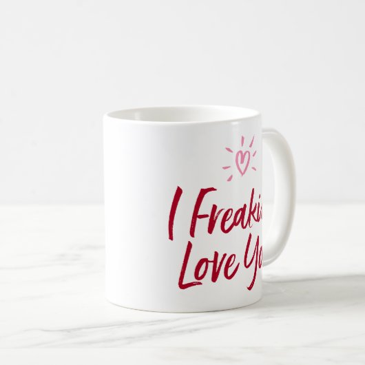 Mug Je T'Aime. (Devant droit)