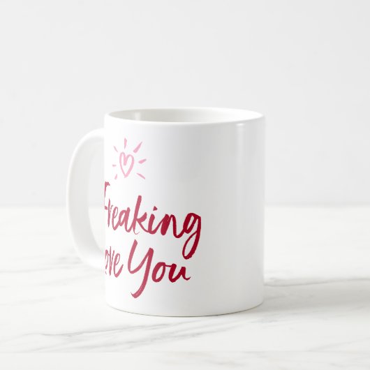 Mug Je T'Aime. (Devant gauche)