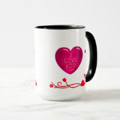 Mug Je t'aime (Devant droit)
