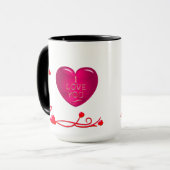 Mug Je t'aime (Devant gauche)