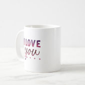 Mug je t'aime (Devant gauche)