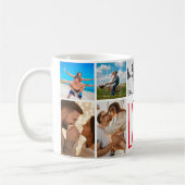 Mug Je t'aime 9 photo collage J'aime ma petite amie (Gauche)