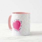 Mug Je t'aime à la lune et au dos (Devant gauche)