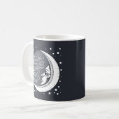 Mug Je t'aime à la lune et au dos (Devant gauche)