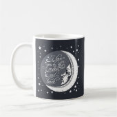 Mug Je t'aime à la lune et au dos (Gauche)