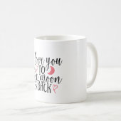 Mug je t'aime à la lune et au retour (Devant droit)