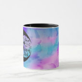 Mug Je t'aime à la lune et au retour | Aquarelle (Centre)