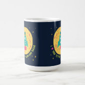 Mug Je t'aime à la lune et au Rocketship arrière (Centre)