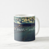 Mug Je t'aime à la plage et au dos (Devant droit)