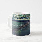 Mug Je t'aime à la plage et au dos (Devant gauche)