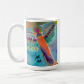 Mug JE T'AIME ange avec art original (Gauche)