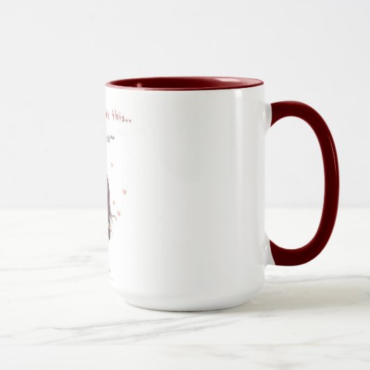 Mug Je t'aime assui de mucho (Droite)