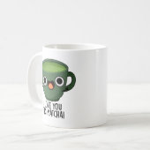 Mug Je t'aime autant que ce Matcha Blagues de boissons (Devant gauche)