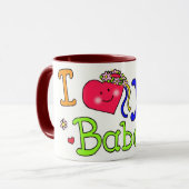 Mug Je t'aime baba (Devant gauche)