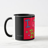 Mug Je t'aime baba à personnaliser (Gauche)