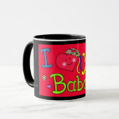 Mug Je t'aime baba à personnaliser (Devant gauche)