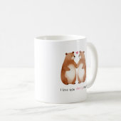 Mug Je t'aime Beary beaucoup (Devant droit)