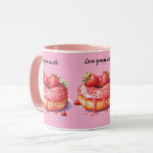 Mug Je t'aime beaucoup (Devant gauche)