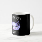 Mug Je t'aime beaucoup Axolotl (Devant droit)