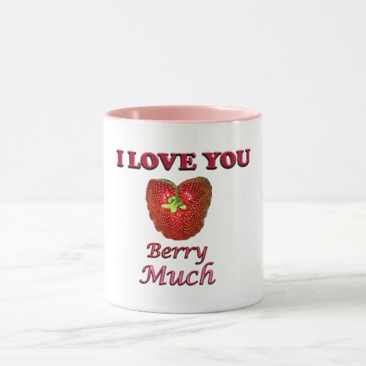 Mug Je T'Aime Beaucoup Berry (Centre)