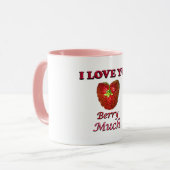 Mug Je T'Aime Beaucoup Berry (Devant gauche)