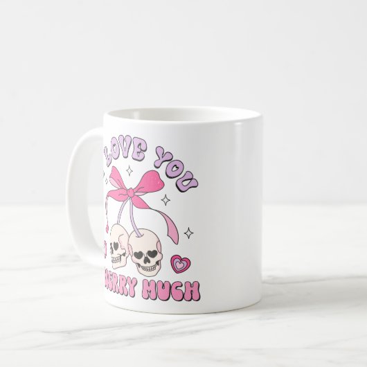 Mug Je T'Aime Beaucoup Cherry (Devant gauche)
