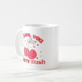 Mug Je T'Aime Beaucoup Cherry (Devant gauche)
