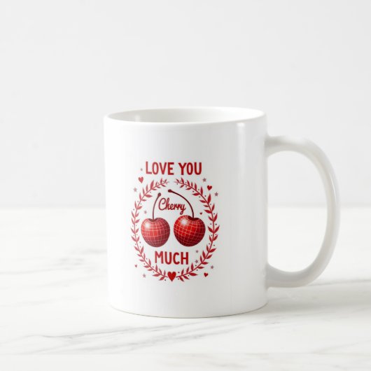 Mug Je t'aime beaucoup Cherry (Droite)