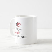 Mug Je t'aime beaucoup | Demande de bal Photo (Devant gauche)