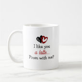 Mug Je t'aime beaucoup | Demande de bal Photo (Gauche)