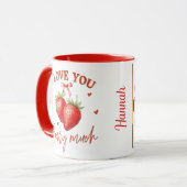 Mug Je t'aime Berry Beaucoup de sucré Saint-Valentin (Devant gauche)