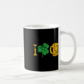 Mug Je T'aime Bière Trèfle Chanceux T Shirt Saint-Patr