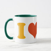 Mug Je t'aime Brésil (Gauche)