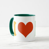 Mug Je t'aime Brésil (Devant gauche)