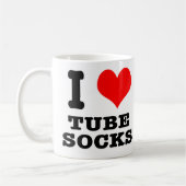 Mug Je T'AIME chaussettes hautes (Gauche)