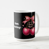 Mug Je t'aime Cherry Much Un Valentin doux et drôle (Devant droit)
