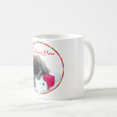 Mug Je t'aime chiot Pékinois (Devant droit)