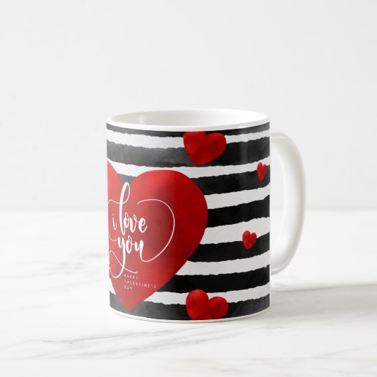 Mug Je t'aime coeur (Devant droit)
