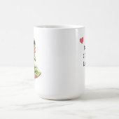 Mug Je t'aime | Crapaud Chibi Personnalisé (Centre)