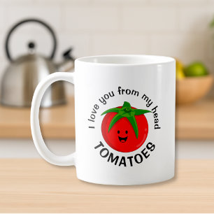 Mug Je T'Aime De Ma Tête Tomates