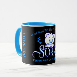 MUG JE T'AIME DÉSOLÉE