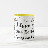Mug Je T'Aime Dobby Aime Les Chaussettes (Centre)