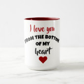 Mug Je t'aime du fond du cœur (Centre)