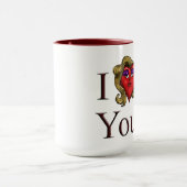 Mug Je T'Aime Elle Cœur (Centre)