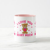 Mug Je T'Aime Faire Beaucoup De Teddy Bear (Centre)